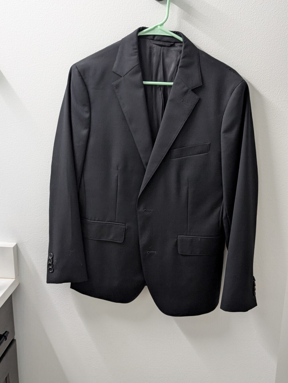 Bonobos Black Single-Breasted Sport Coat 38S
